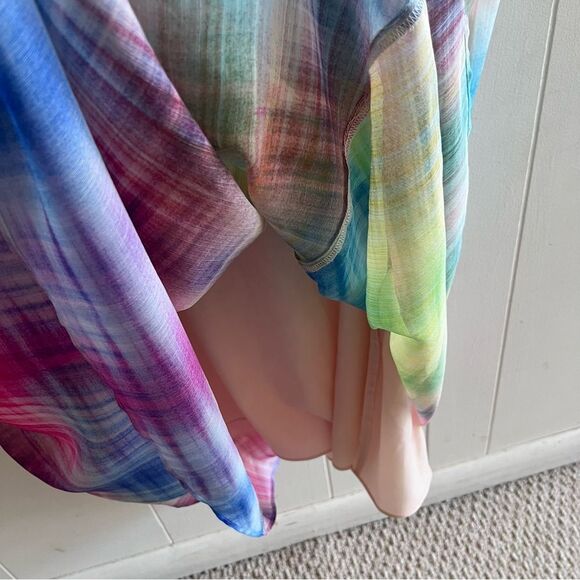 Soft Surroundings Carnevale Multi Plaid Maxi Dress - Picture 7 of 11